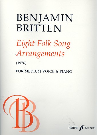 8 Folk Song Arrangements  for medium voice and piano  