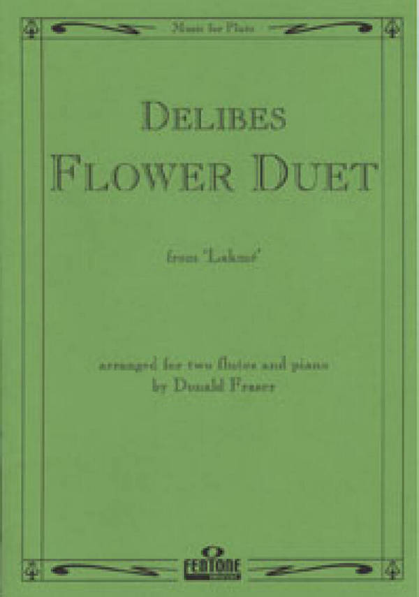 Flower Duet from Lakmé  for 2 flutes and piano  