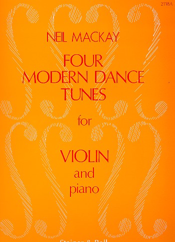 4 modern Dance Tunes  for violin and piano  