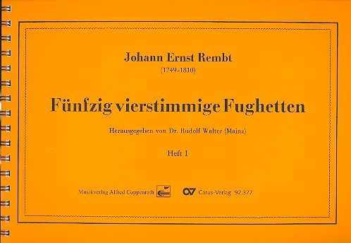 50 vierstimmige Fughetten Band 1 (Nr.1-22)  für Orgel  