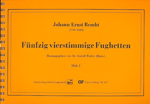 50 vierstimmige Fughetten Band 1 (Nr.1-22)  für Orgel  
