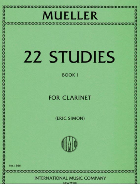 22 Studies vol.1 (nos.1-11)  for clarinet  