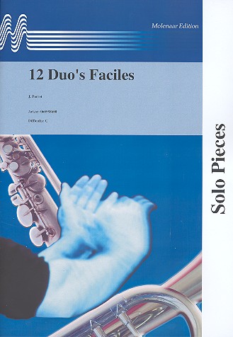 12 DUOS FACILES POUR 2 FLUTES,  SAXOPHONES, HAUTBOIS OU CLARINETTES  OP.648