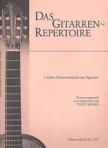 Leichte Gitarrenstücke aus Spanien  für Gitarre  