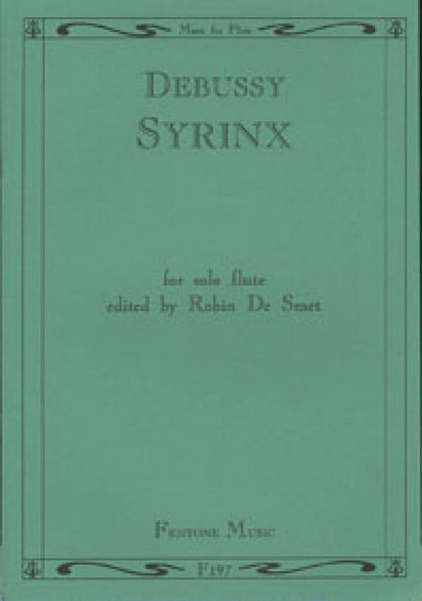 Syrinx&nbsp;&nbsp;for flute solo&nbsp;&nbsp;