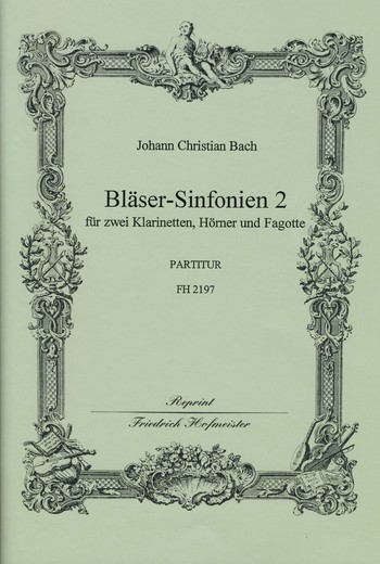 Bläser-Sinfonien Band 2  für 2 Klarinetten, 2 Hörner und Fagott  Partitur