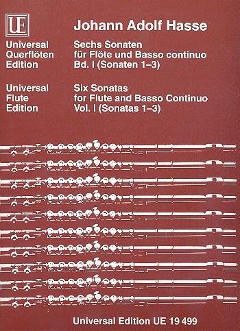 6 Sonaten op.2 Band 1 (Nr.1-3)&nbsp;&nbsp;für Flöte und Bc&nbsp;&nbsp;