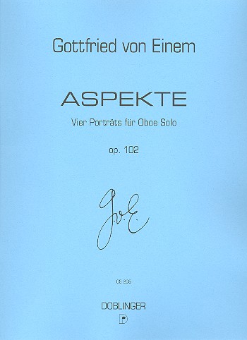 Aspekte op.102 4 Porträts für Oboe    