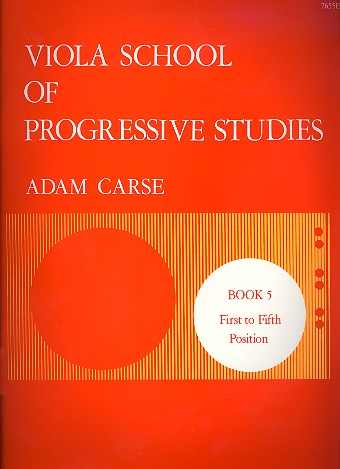 Viola School of progressive Studies  vol.5 First to fifth position  