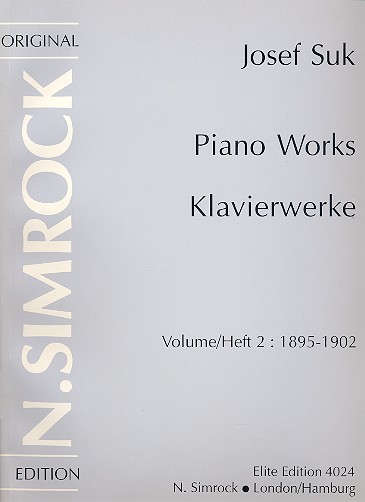 Klavierwerke Band 2 (1895-1902)  für Klavier  