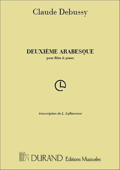 Deuxieme arabesque pour flute et piano    