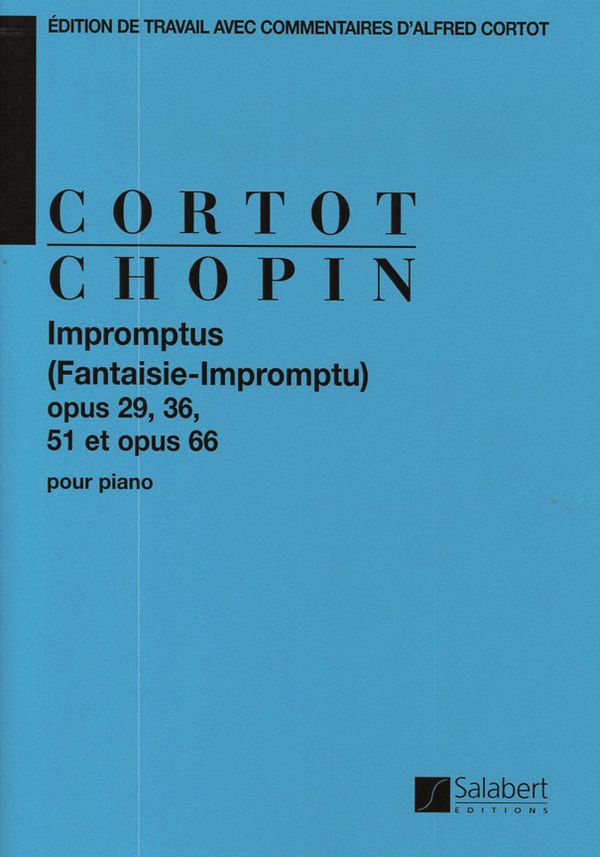 Impromptus op.29, 36, 51, 66  pour piano  