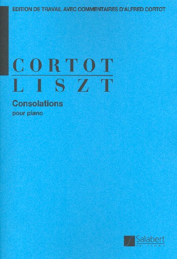 Consolations 6 pieces  pour piano  Cortot, A., ed