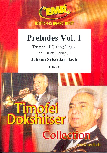 Preludes vol.1 (Nr.1-4) für Trompete&nbsp;&nbsp;und Klavier (Orgel)&nbsp;&nbsp;