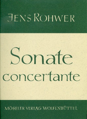 Sonate concertante  für Sopranblockflöte (Violine) und Klavier  