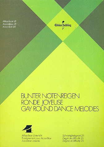 Bunter Notenreigen Band 4 für den&nbsp;&nbsp;Akkordeonunterricht (Solo und Duett)&nbsp;&nbsp;