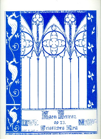 Geistliches Lied op.23&nbsp;&nbsp;für mittlere Singstimme, Violine, Viola und Klavier&nbsp;&nbsp;Partitur und Stimmen