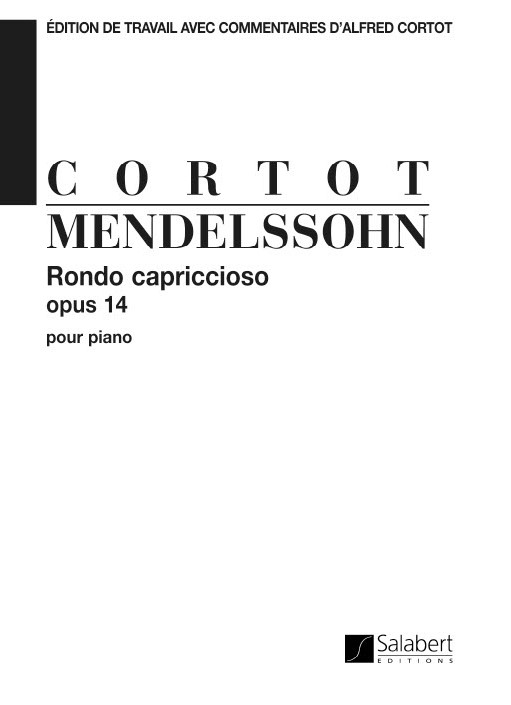 Rondo capriccioso op.14 &nbsp;&nbsp;pour piano&nbsp;&nbsp;