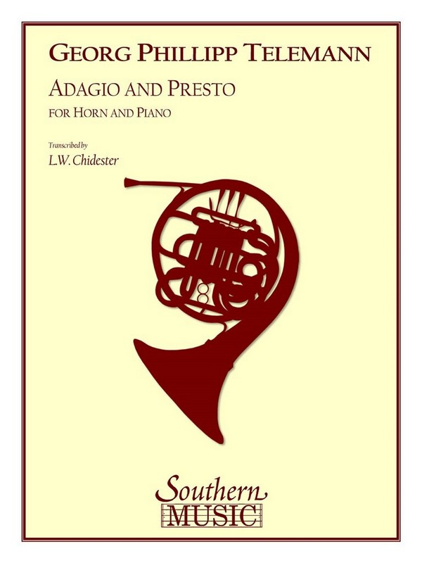 Adagio and Presto  for horn and piano  