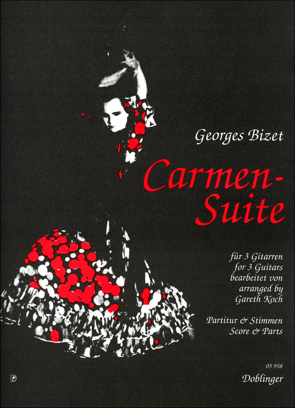 Carmen Suite für 3 Gitarren  Partitur und Stimmen  