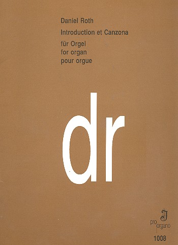 Introduction et canzona&nbsp;&nbsp;für Orgel&nbsp;&nbsp;