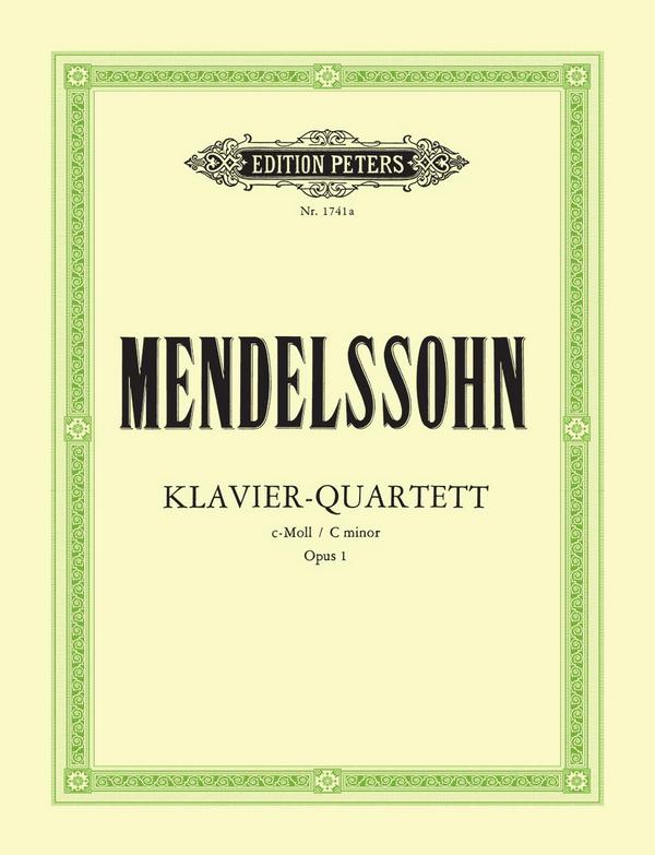 Quartett c-Moll op.1&nbsp;&nbsp;für Klavier und Streichtrio&nbsp;&nbsp;