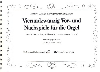 24 Vor- und Nachspiele&nbsp;&nbsp;für Orgel&nbsp;&nbsp;