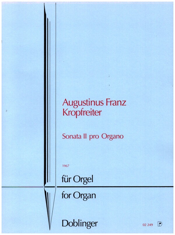 Sonata Nr.2&nbsp;&nbsp;für Orgel&nbsp;&nbsp;
