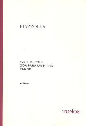 Oda para un hippie para piano&nbsp;&nbsp;&nbsp;&nbsp;