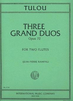 3 grand duos op.72  for 2 flutes  