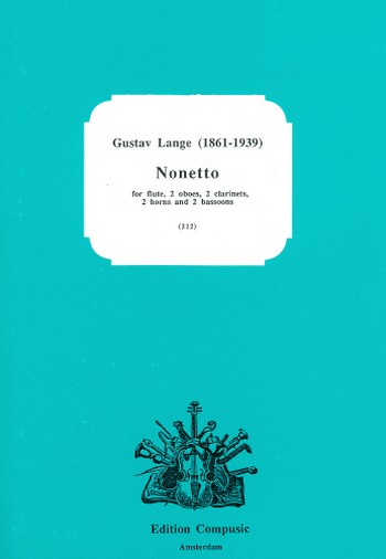 Nonetto  for lute, 2 oboes, 2 clarinets, 2 horns and 2 bassoons  Partitur und Stimmen