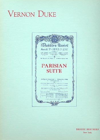 Parisian Suite  for piano  