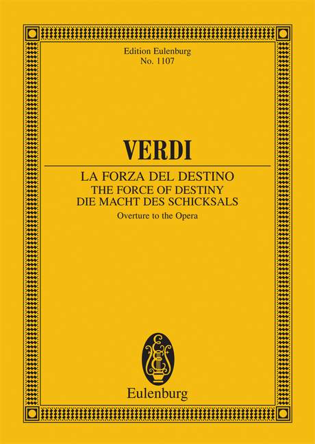 Die Macht des Schicksals - Ouvertüre  für Orchester  Studienpartitur