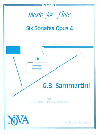 6 Sonatas op.4 for 2 flutes  (oboes, violin) without bass  