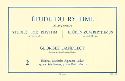 Etude du rythme vol.2&nbsp;&nbsp;&nbsp;&nbsp;