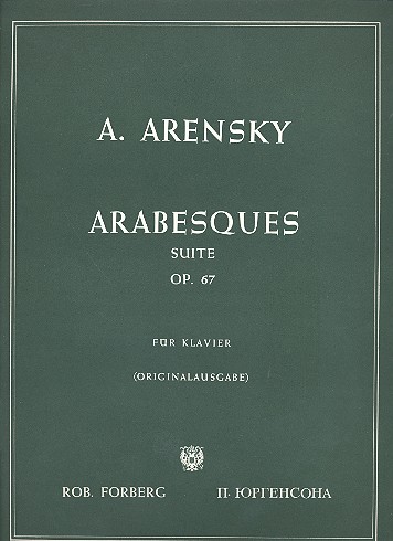 Arabesques op.67 Suite  für Klavier  