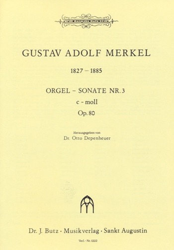 Sonate c-Moll Nr.3 op.80  für Orgel  