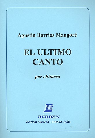 El ultimo canto   per chitarra  