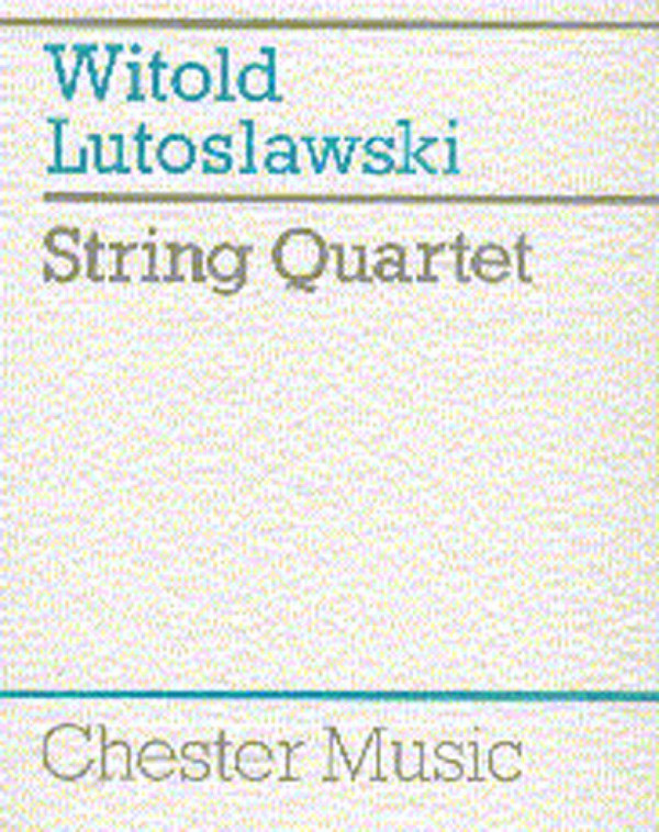 String Quartet&nbsp;&nbsp;Studienpartitur&nbsp;&nbsp;