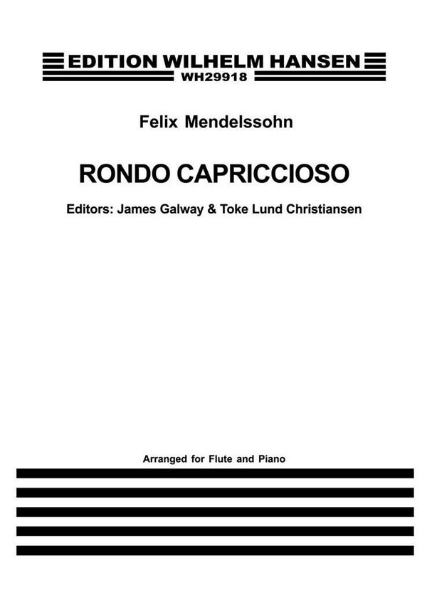 Rondo capriccioso op.14&nbsp;&nbsp;für Flöte und Klavier&nbsp;&nbsp;