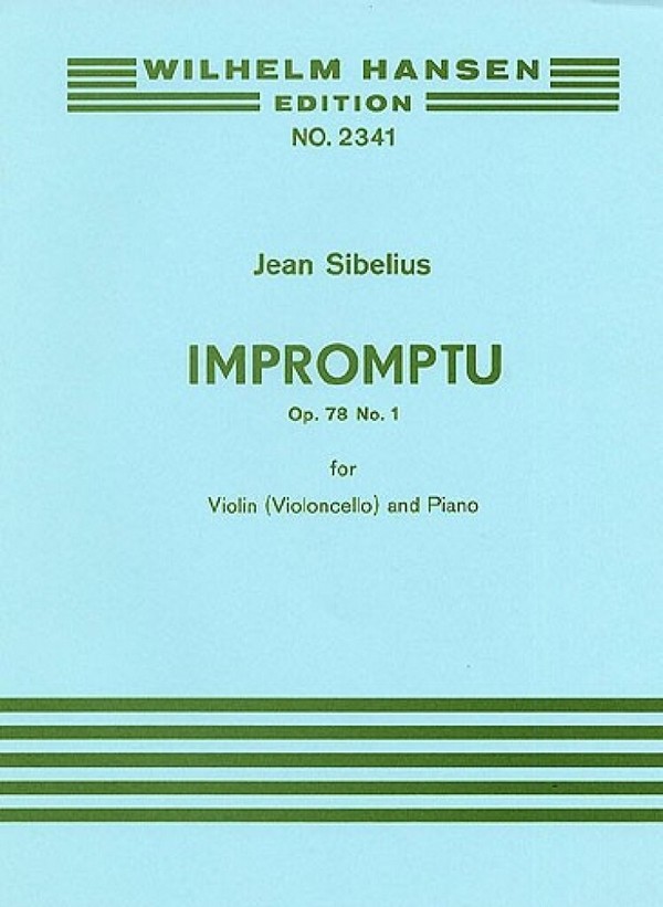 Impromptu op.78,1&nbsp;&nbsp;for violin (violoncello) and piano&nbsp;&nbsp;