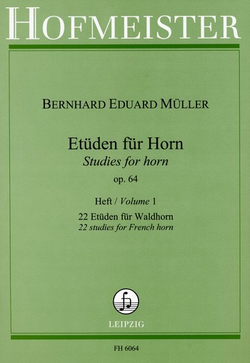 Etüden op.64 Band 1&nbsp;&nbsp;für Waldhorn&nbsp;&nbsp;