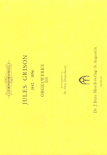 Orgelwerke Band 3&nbsp;&nbsp;&nbsp;&nbsp;