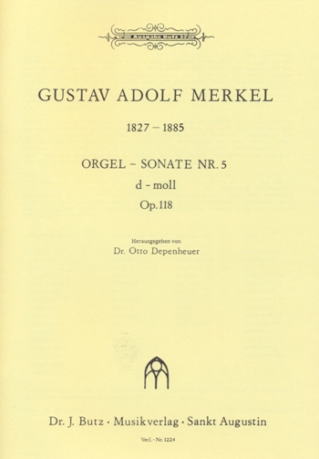 Sonate d-Moll Nr.5 op.118  für Orgel  
