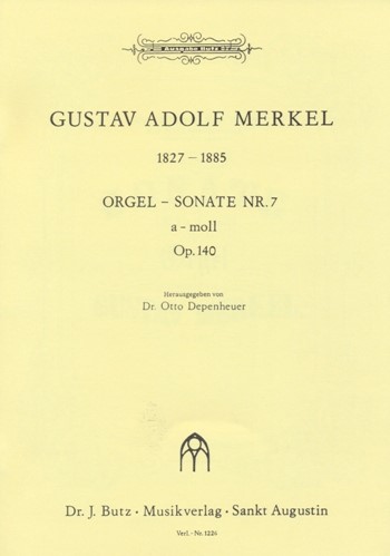 Sonate d-Moll Nr.7 op.140  für Orgel  