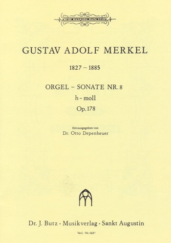 Sonate h-Moll Nr.8 op.178  für Orgel  