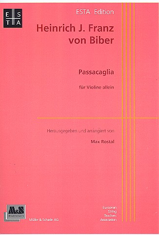 Passacaglia  für Violine solo  