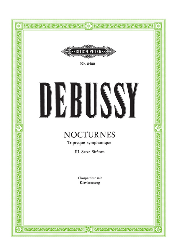 Nocturnes  für Frauenchor und Klavier  Klavierauszug