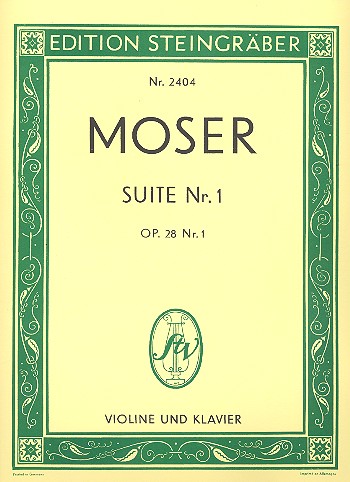 Suite Nr.1 op.28,1  für Violine und Klavier  