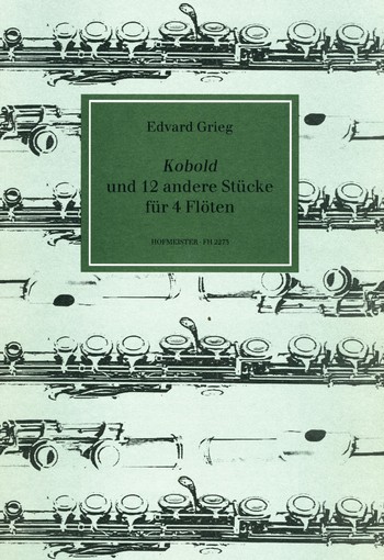 Kobold und 12 andere Stücke&nbsp;&nbsp;für 4 Flöten&nbsp;&nbsp;Partitur und Stimmen